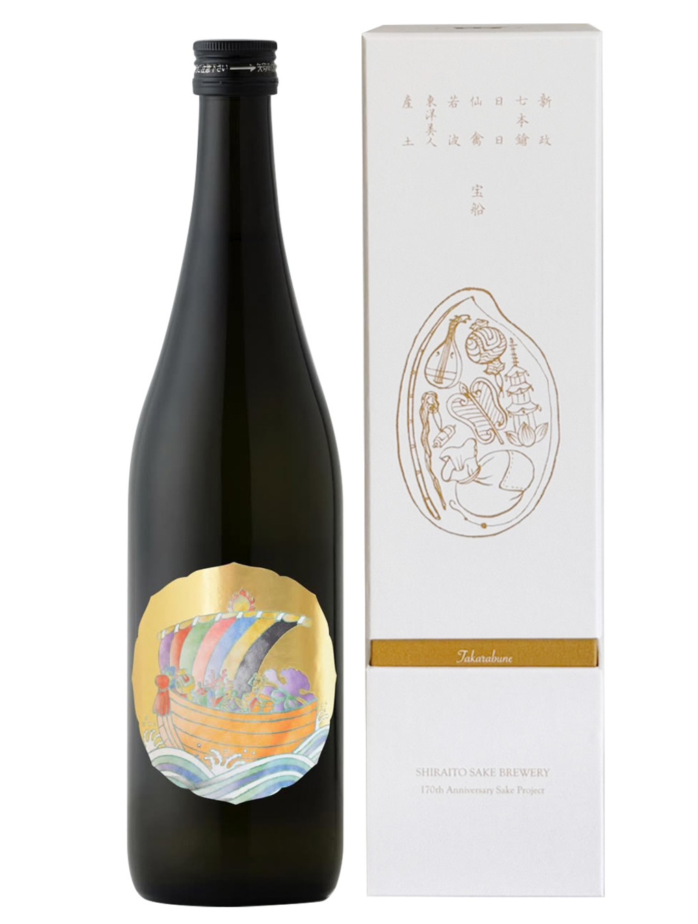 Kurisake-久利酒藏:: 產品介紹:: 白糸170週年紀念酒七福神寶船| 白糸