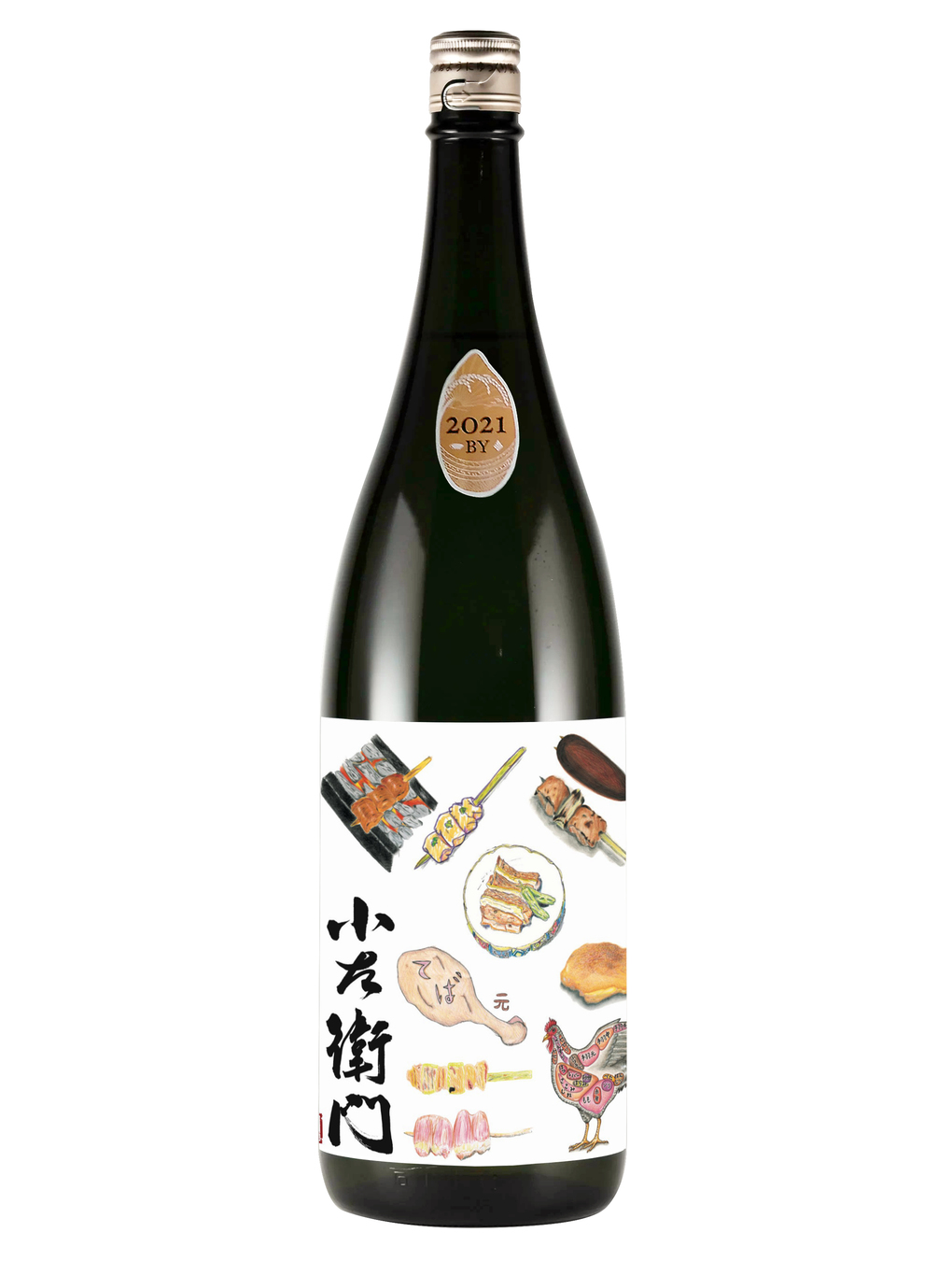 Kurisake-久利酒藏:: 產品介紹:: 小左衛門純米吟釀燒鳥標2022 | 小左衛門